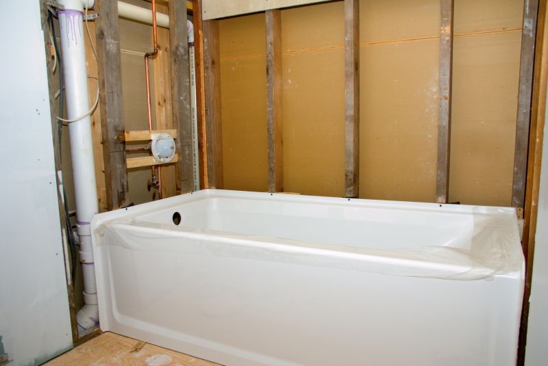Modern Bathtub with Accessories